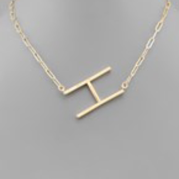 Initial Chain Necklace - Picture 7 of 13